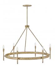 Hinkley 3678CPG - Tress Large Single Tier Chandelier