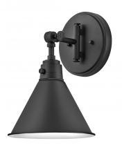 Hinkley 3691BK - Arti Medium Swing Arm Single Light Sconce