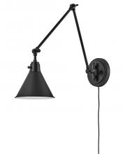 Hinkley 3692BK - Arti Medium Swing Arm Single Light Sconce