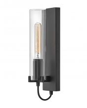 Hinkley 37850BK - Ryden Medium Single Light Sconce