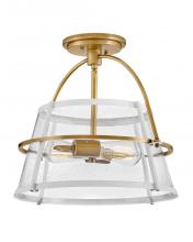 Hinkley 38111HB-PT - Tournon Medium Semi-Flush Mount