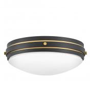 Hinkley 39053BK - Oliver Medium Flush Mount