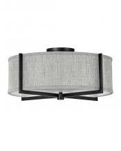 Hinkley 41707BK - Axis Medium Semi-flush Mount