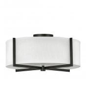 Hinkley 41708BK - Axis Medium Semi-flush Mount