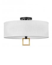 Hinkley 41808BK - Link Medium Semi-flush Mount