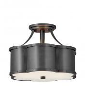 Hinkley 4443BLB - Chance Medium Semi-Flush Mount