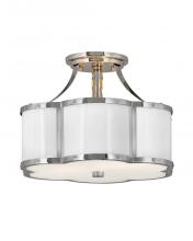 Hinkley 4443PN - Chance Medium Semi-Flush Mount