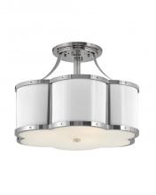 Hinkley 4444PN - Chance Medium Semi-flush Mount