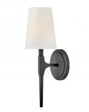 Hinkley 4460BK - Beaumont Medium Single Light Sconce