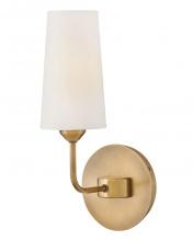 Hinkley 45000HB - Lewis Medium Single Light Sconce