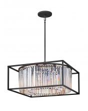 Hinkley 4555BK - Giada Medium Convertible Drum Chandelier