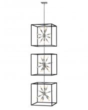 Hinkley 46318BLK-PN - Aros Double Extra Large Open Frame Pendant