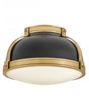 Hinkley 46351BK-LCB - Barton Medium Flush Mount