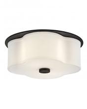 Hinkley 46441BK - Delaney Medium Flush Mount