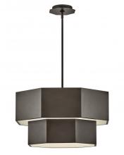 Hinkley 46994BX - Facet Medium Convertible Chandelier