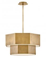 Hinkley 46994HB - Facet Medium Convertible Chandelier