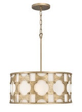 Hinkley 4735BNG - Carter Small Drum Chandelier