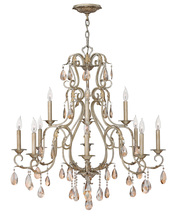 Hinkley 4778SL - Carlton Medium Two Tier Chandelier