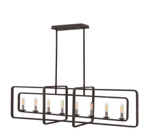 Hinkley 4818DZ - Quentin Medium Eight Light Linear