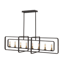 Hinkley 4818KZ - Quentin Medium Eight Light Linear