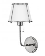 Hinkley 4890PN - Clarke Medium Single Light Sconce