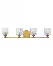 Hinkley 5044HB - Elle Large Four Light Vanity