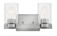 Hinkley 5052BN-CL - Miley Small Two Light Vanity