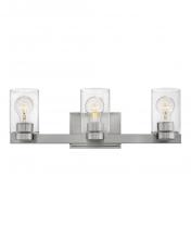 Hinkley 5053BN-CL - Miley Medium Three Light Vanity