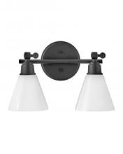 Hinkley 51182BK - Arti Small Adjustable Two Light Vanity