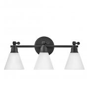 Hinkley 51183BK - Arti Medium Adjustable Three Light Vanity