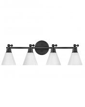 Hinkley 51184BK - Arti Large Adjustable Four Light Vanity