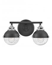 Hinkley 5172BK-CM - Fletcher Small Two Light Vanity