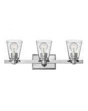 Hinkley 5553CM-CL - Avon Medium Three Light Vanity