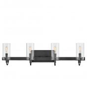 Hinkley 58064BK - Ryden Large Four Light Vanity