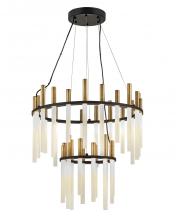 Fredrick Ramond FR30708BLK - Echo Medium LED Multi Tier Chandelier