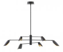 Fredrick Ramond FR35806BLK - Bowery Large Adjustable Convertible Multi Tier Chandelier