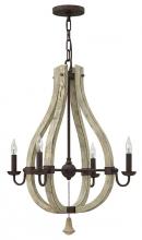 Fredrick Ramond FR40574IRR - Middlefield Small Open Frame Single Tier Chandelier