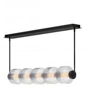 Fredrick Ramond FR41465BK - Reign Medium Five Light LED Linear