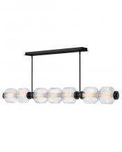 Fredrick Ramond FR41466BK - Reign Large Seven Light LED Linear