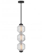 Fredrick Ramond FR41467BK - Reign Small LED Convertible Pendant