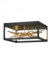 Fredrick Ramond FR46401BLK - Styx Medium LED Flush Mount