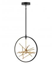 Fredrick Ramond FR46405BLK - Styx Large Open Frame Pendant