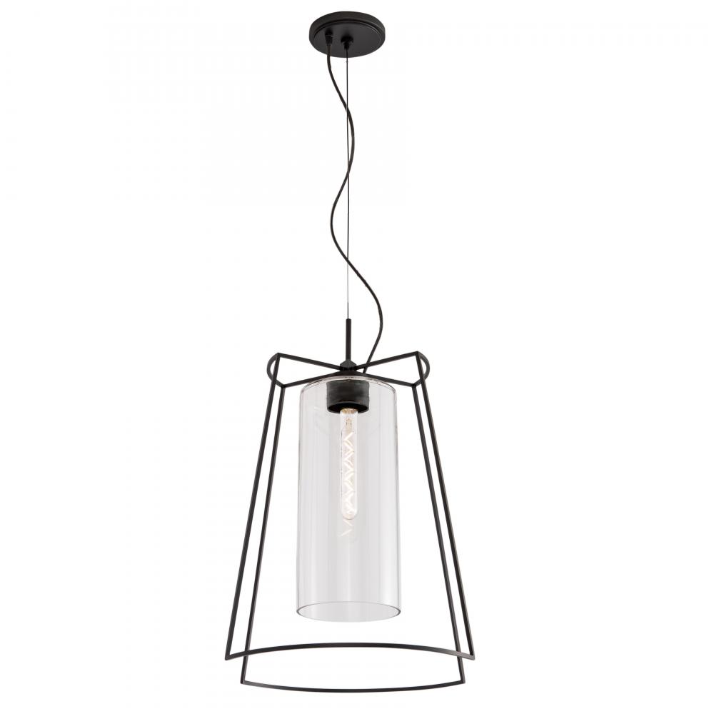 Cere 14.25&#39;&#39; Wide 1-Light Pendant - Matte Black