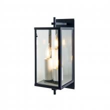 ELK Home 1150-MB-CL - Back Bay 16.75&#39;&#39; High 3-Light Outdoor Sconce - Matte Black