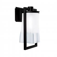 ELK Home 1196-MB-FR - Drape 16.5&#39;&#39; High 1-Light Outdoor Sconce - Matte Black