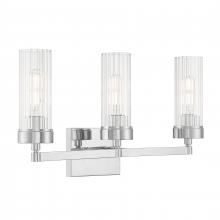 ELK Home 2613-CH-CL - Lida 21&#39;&#39; Wide 3-Light Vanity Light - Chrome