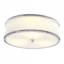 ELK Home 5665-PN-WG - Prism 16.75&#39;&#39; Wide 3-Light Flush Mount - Polished Nickel