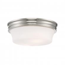 ELK Home 5912-PN-MO - Galen 14&#39;&#39; Wide 3-Light Flush Mount - Polished Nickel