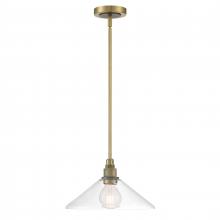 ELK Home 6331-ANOB-CL - Charis 12.5&#39;&#39; Wide 1-Light Pendant - Antique Brass with Oil Rubbed Bronze