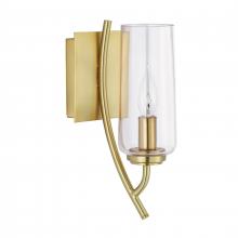 ELK Home 8153-SB-CL - Tulip 11.75&#39;&#39; High 1-Light Sconce - Satin Brass